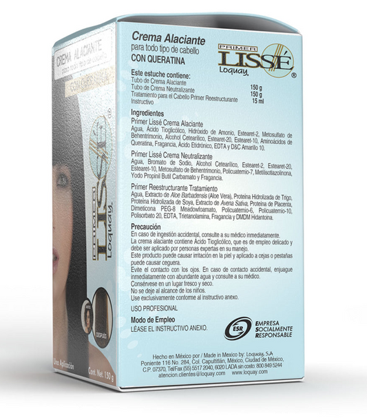 Crema Alaciante con Queratina - Loquay